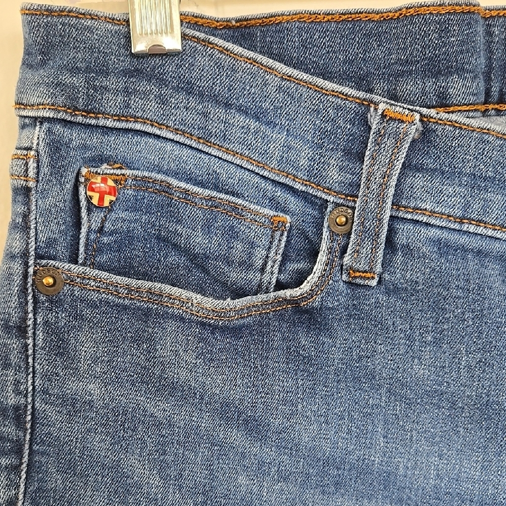 Hudson Krista Super Skinny Low Rise Jeans, Size 31, Light Wash, Casual, Classic - Picture 4 of 14
